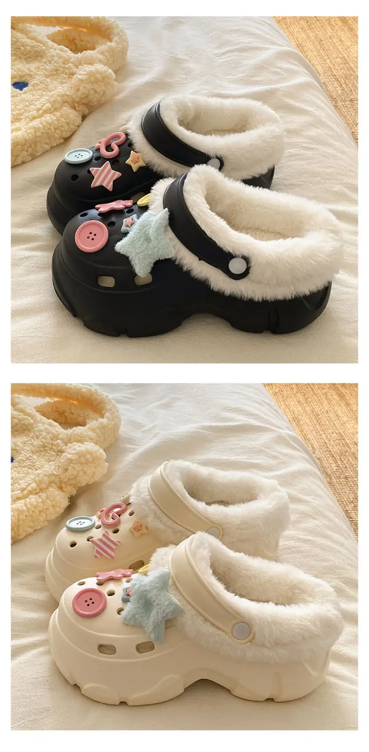 Cute Embroidered Eva Clogs for Girls Winter Ins — feature 20