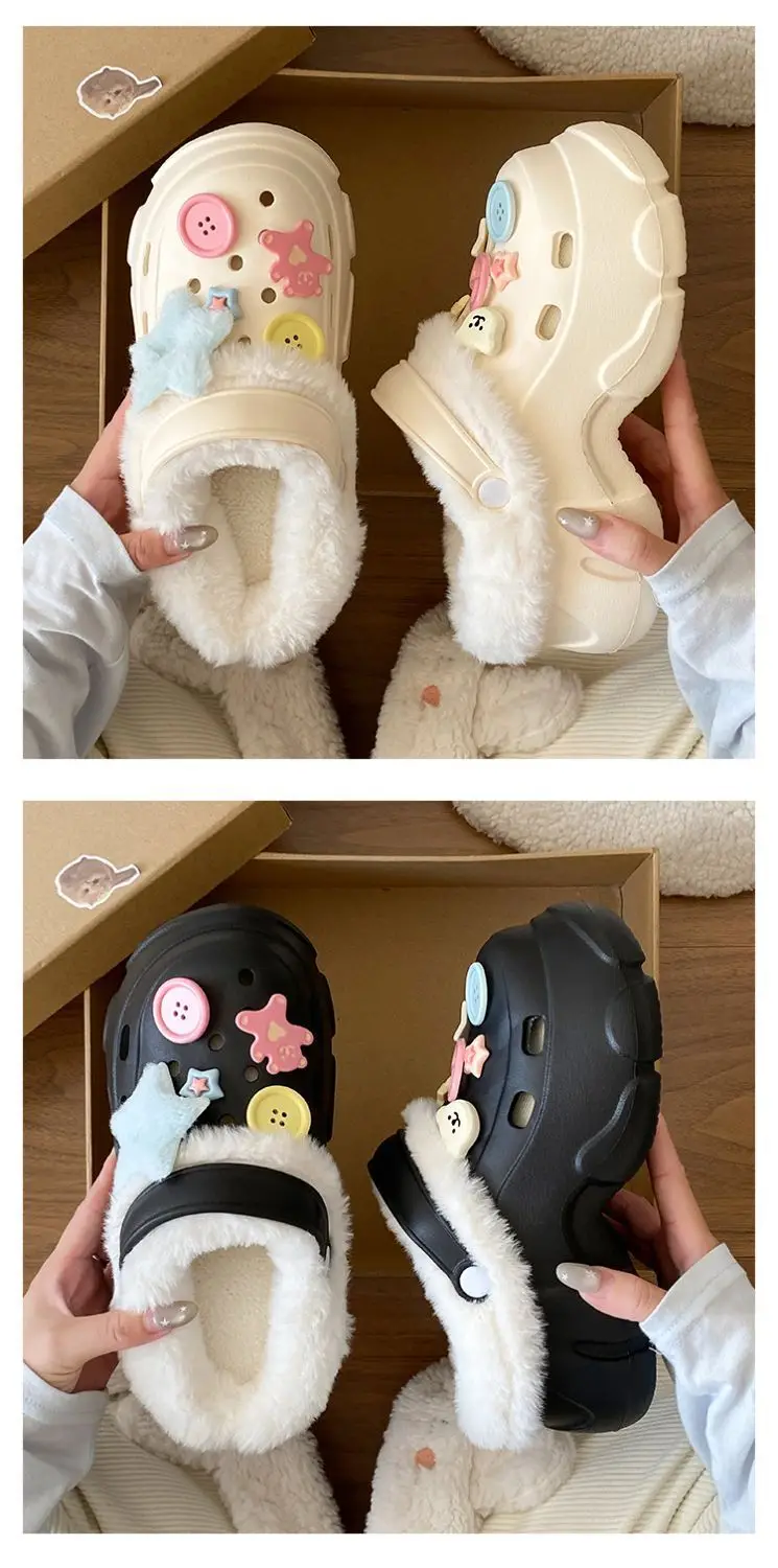 Cute Embroidered Eva Clogs for Girls Winter Ins — feature 21