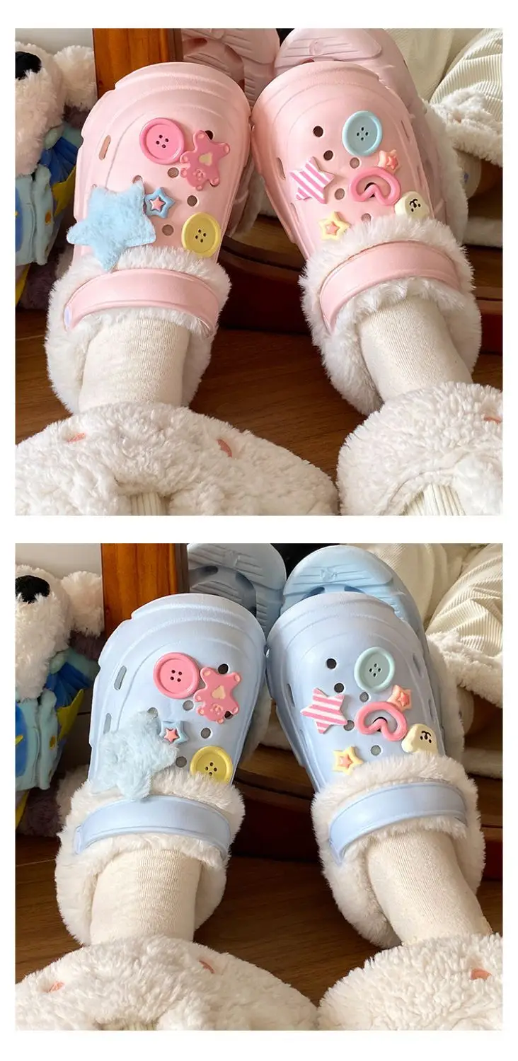 Cute Embroidered Eva Clogs for Girls Winter Ins — feature 25