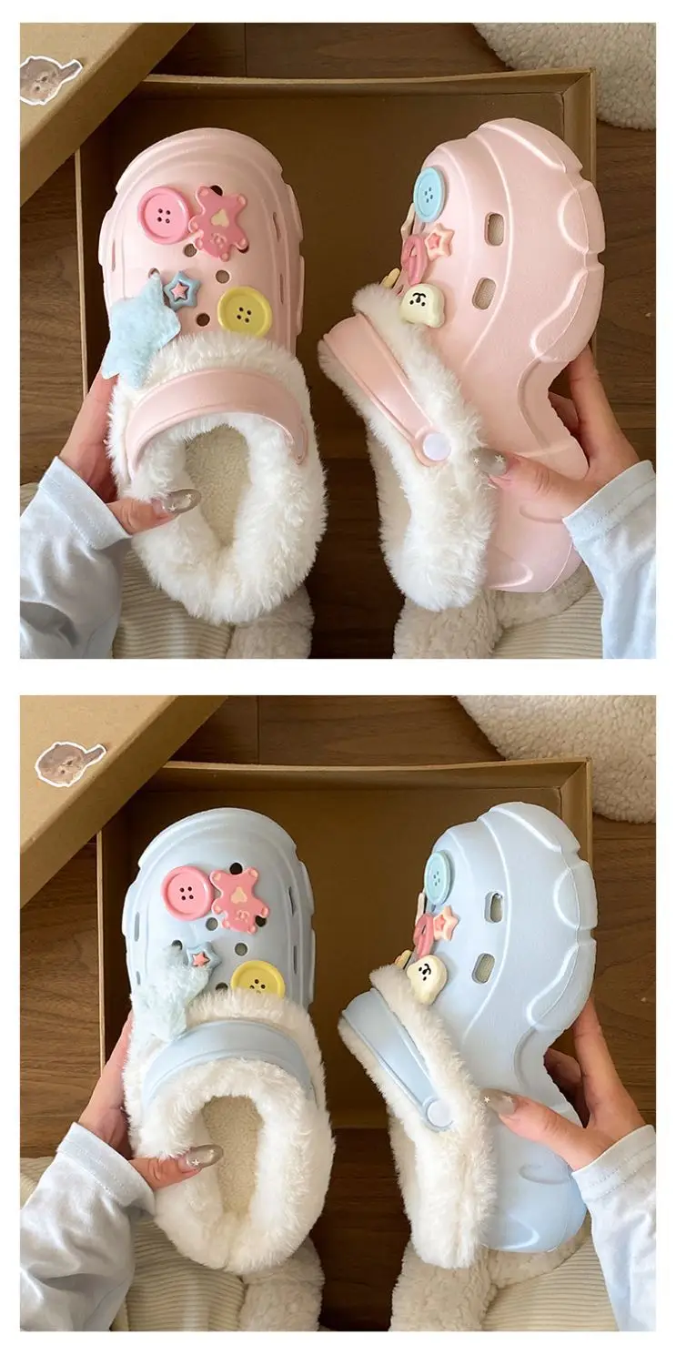 Cute Embroidered Eva Clogs for Girls Winter Ins — feature 26