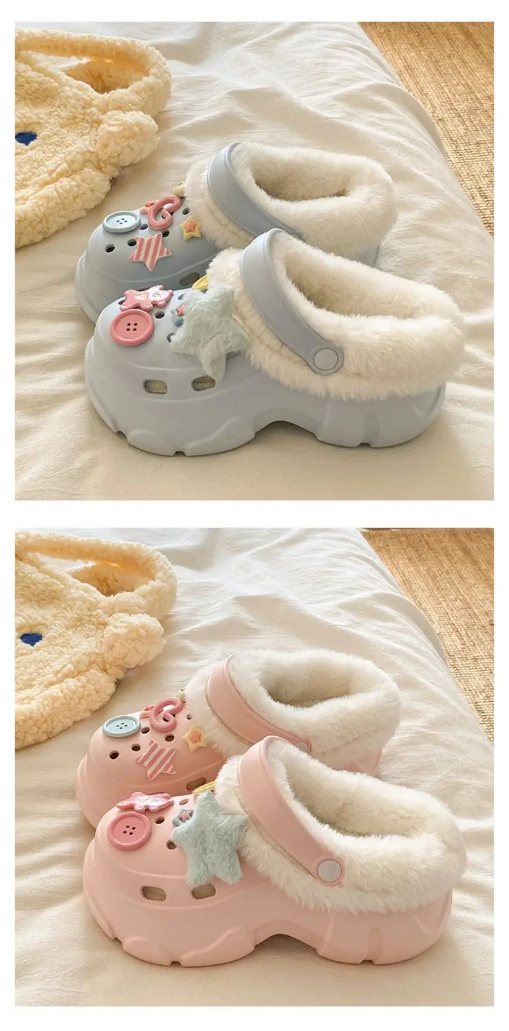 Cute Embroidered Eva Clogs for Girls Winter Ins — feature 27