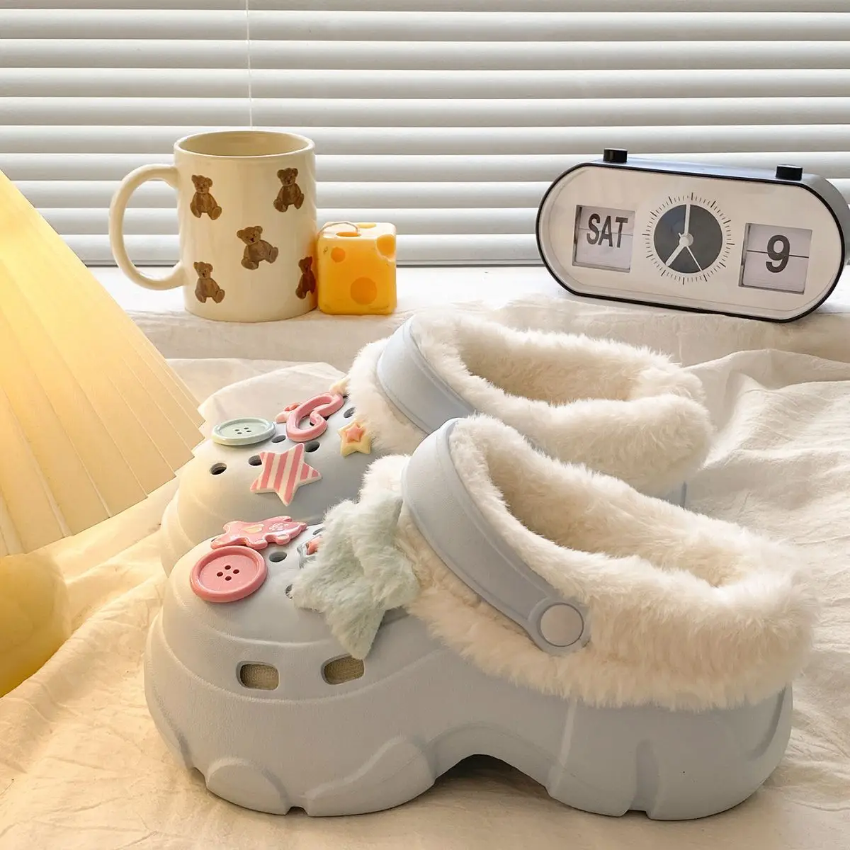 Cute Embroidered Eva Clogs for Girls Winter Ins — feature 34