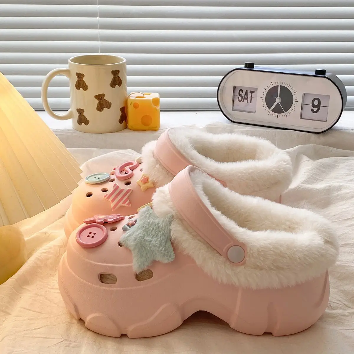 Cute Embroidered Eva Clogs for Girls Winter Ins — feature 35