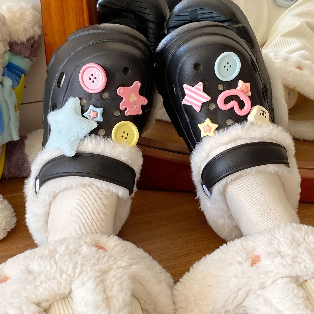 Cute Embroidered Eva Clogs for Girls Winter Ins — feature 39