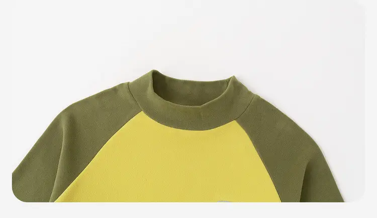 Children's Long Sleeve T-Shirt Light Green Grey — feature 37