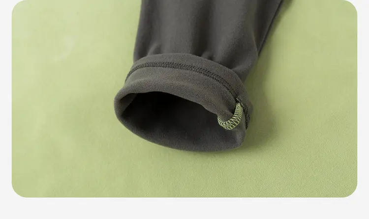 Children's Long Sleeve T-Shirt Light Green Grey — feature 43