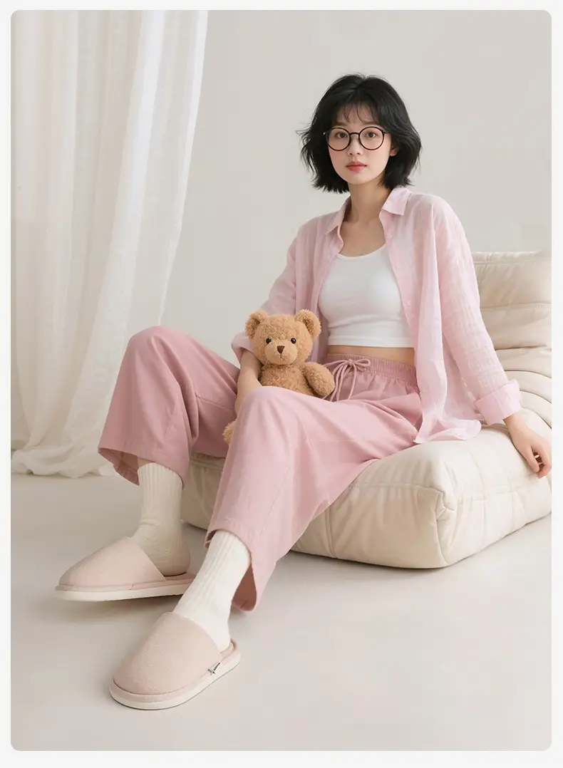 Women's Winter Cotton Slippers Nanobowan Antibacterial Non-Slip — feature 9