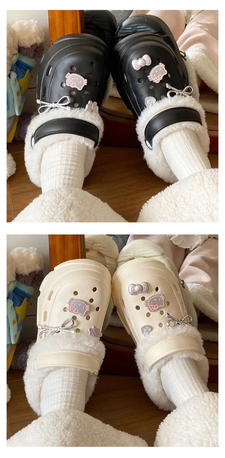 2025 New Black Cotton Slipper Eva Clogs Autumn Winter — feature 16