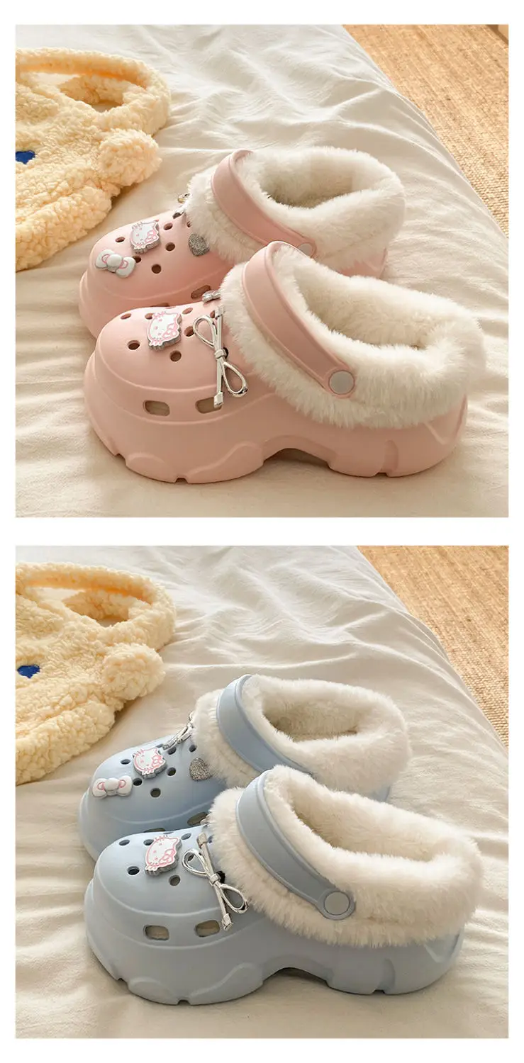 2025 New Black Cotton Slipper Eva Clogs Autumn Winter — feature 21