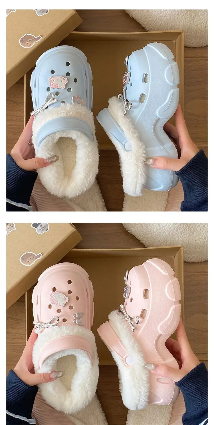 2025 New Black Cotton Slipper Eva Clogs Autumn Winter — feature 22