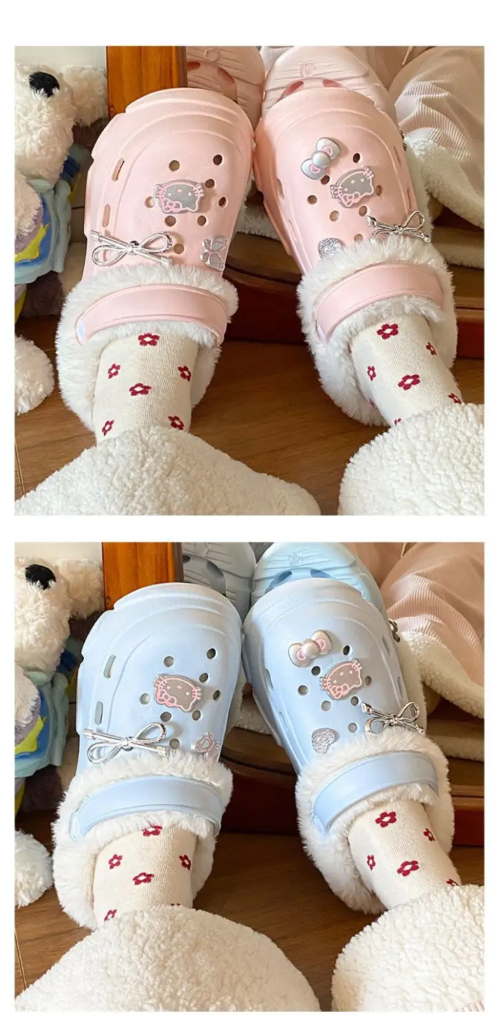 2025 New Black Cotton Slipper Eva Clogs Autumn Winter — feature 23