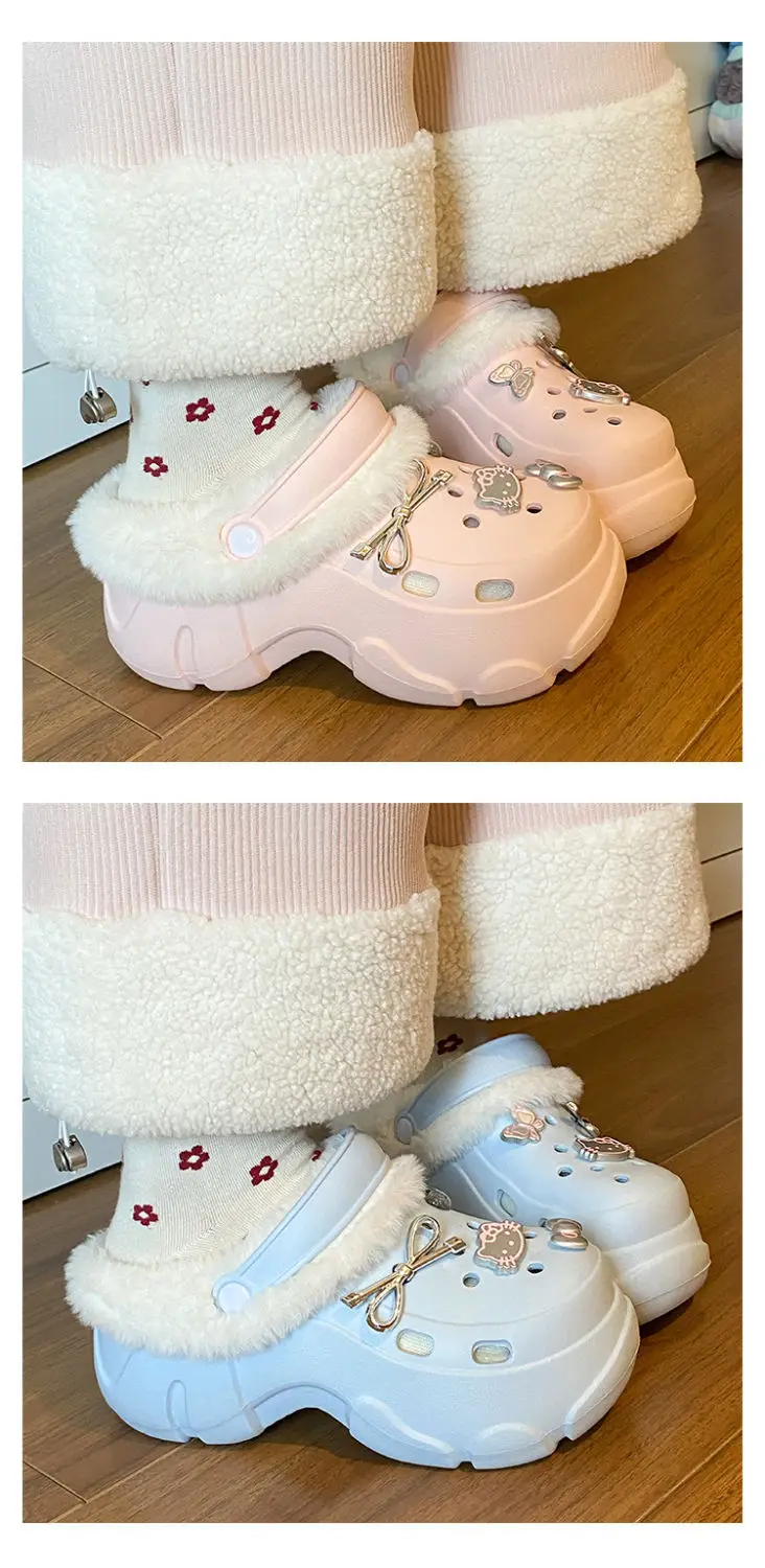 2025 New Black Cotton Slipper Eva Clogs Autumn Winter — feature 24