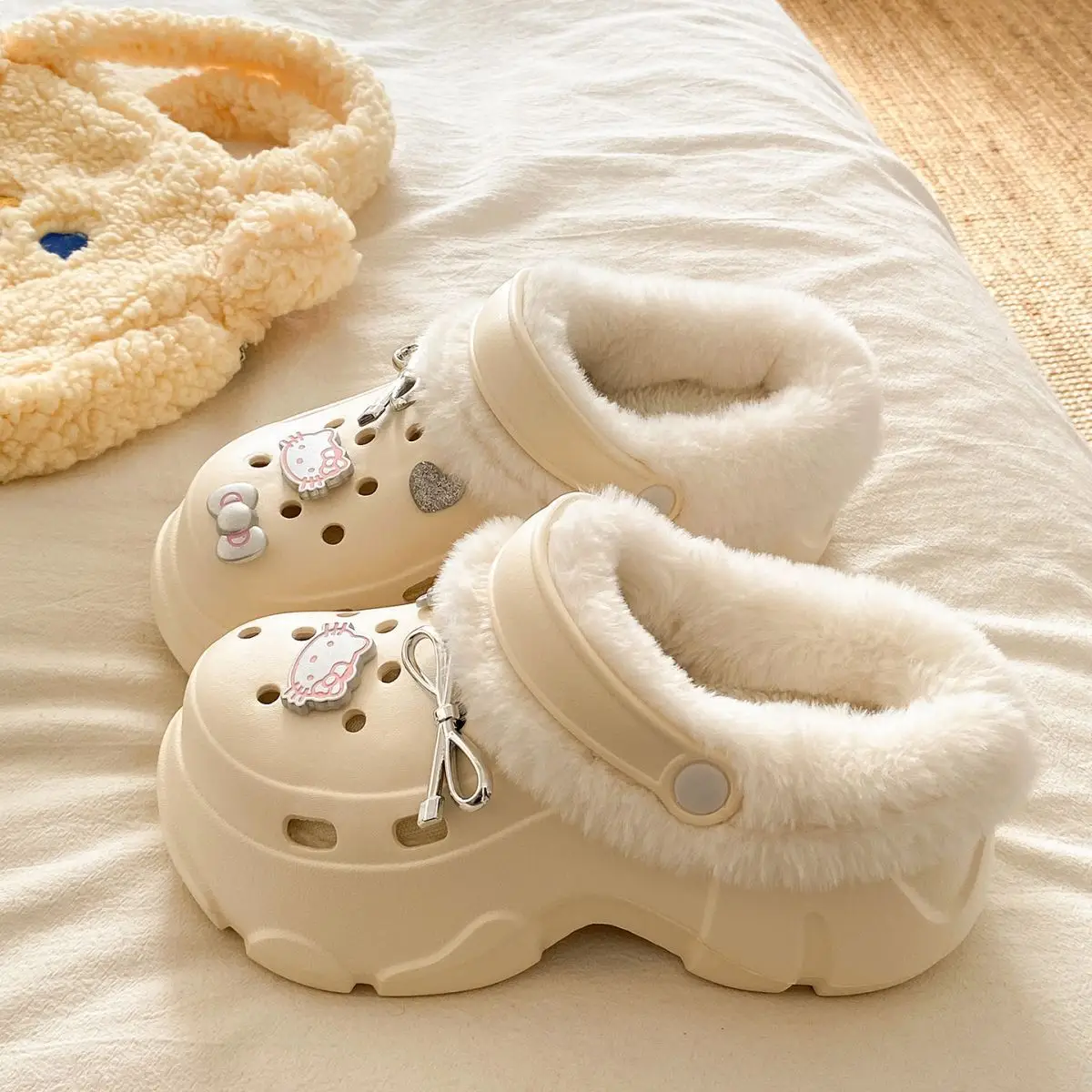 2025 New Black Cotton Slipper Eva Clogs Autumn Winter — feature 26