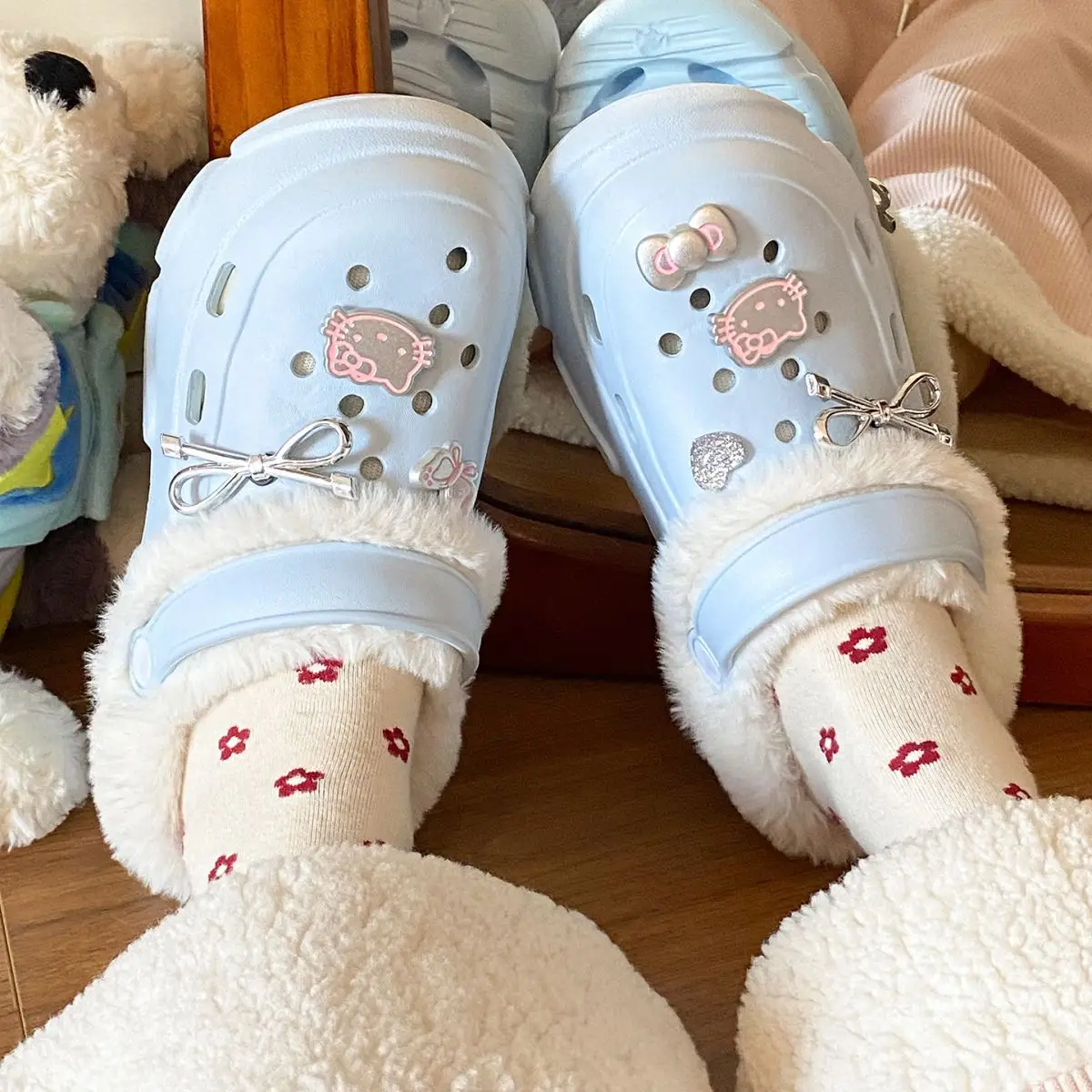 2025 New Black Cotton Slipper Eva Clogs Autumn Winter — feature 35