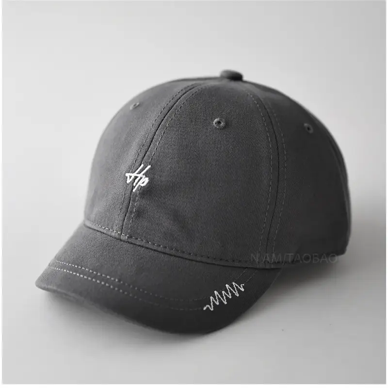 Beige Letter Embroidered Baseball Cap for Men Women - Image 7
