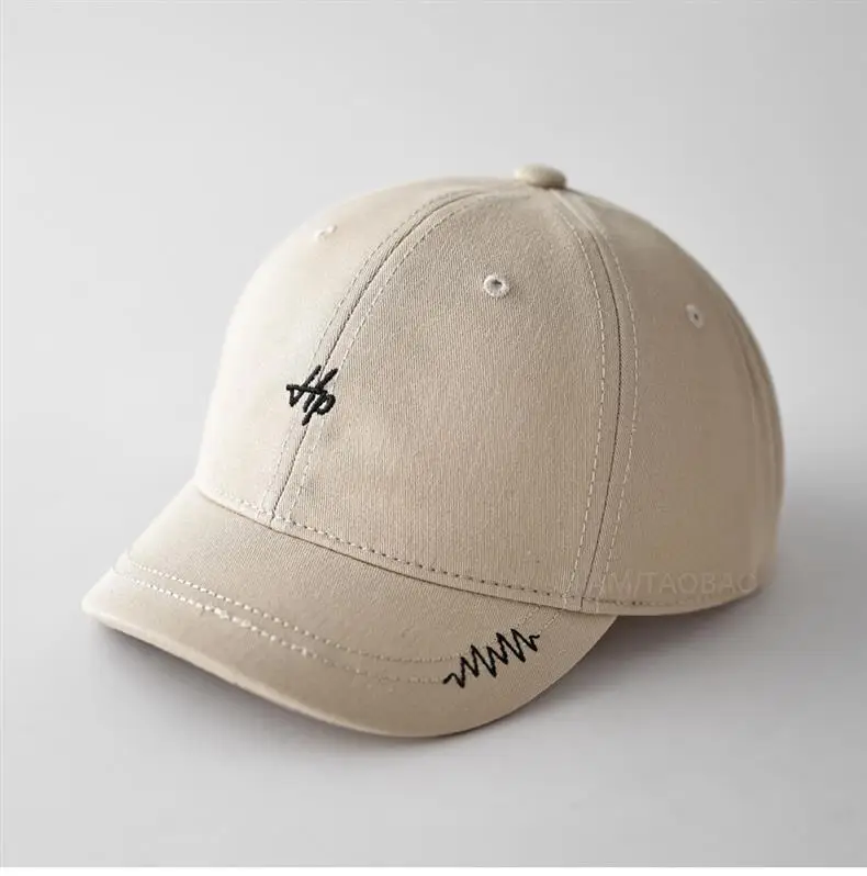 Beige Letter Embroidered Baseball Cap for Men Women — feature 4