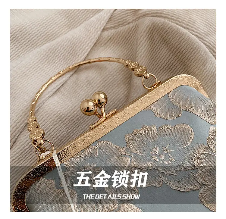 Chinese Embroidered Evening Bag Silk Travel Handbag Women — feature 11