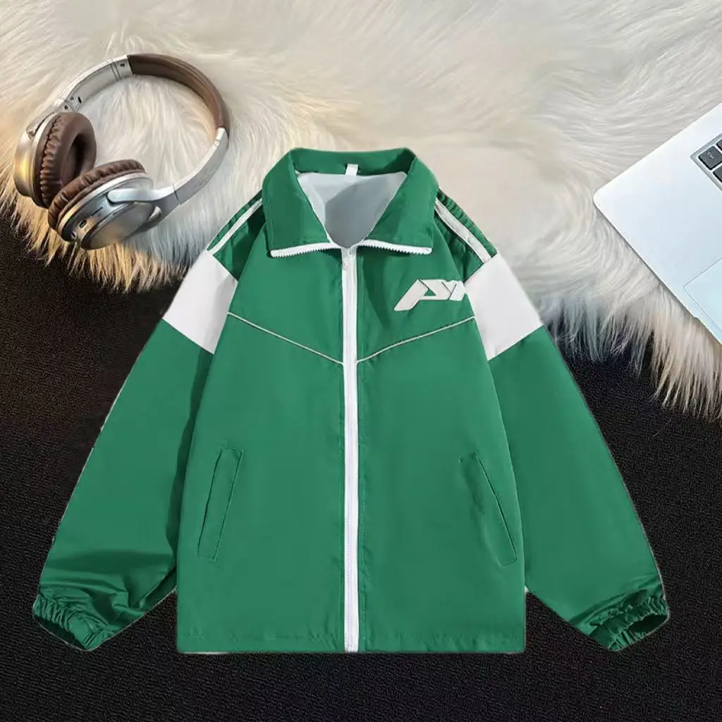Fitcheck Plaid Splicing Jacket Men's Spring & Fall Retro Design Hooded Top American Lapel Couple Jacket