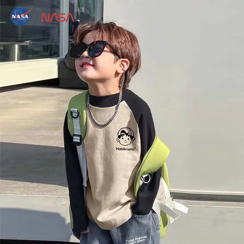 Boys Half Turtleneck T-Shirt Autumn Winter German Velvet Warm Bottoming Shirt 2025 New Kidsren's Raglan Long-Sleeved Top - Image 6