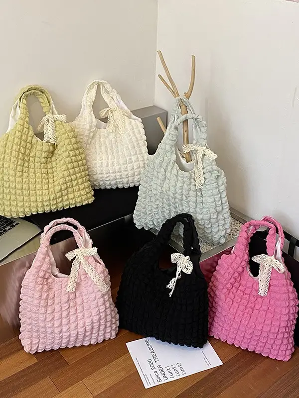 New Women's Bubble Tote Bags Cloud Bag Fashionable - Image 7