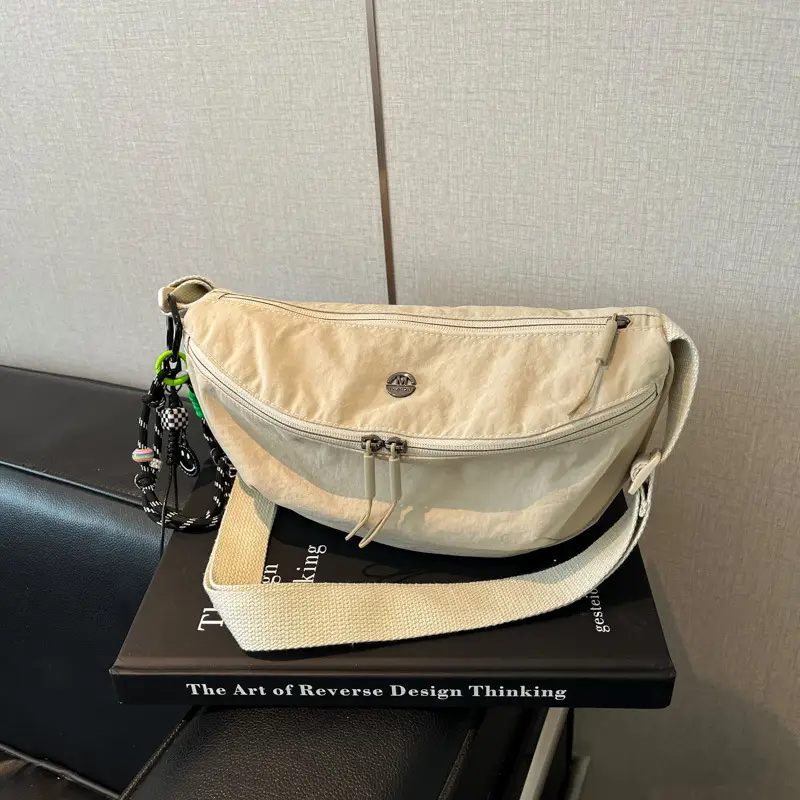 Women's Red Suede Crossbody Bag 2025 New - Image 2