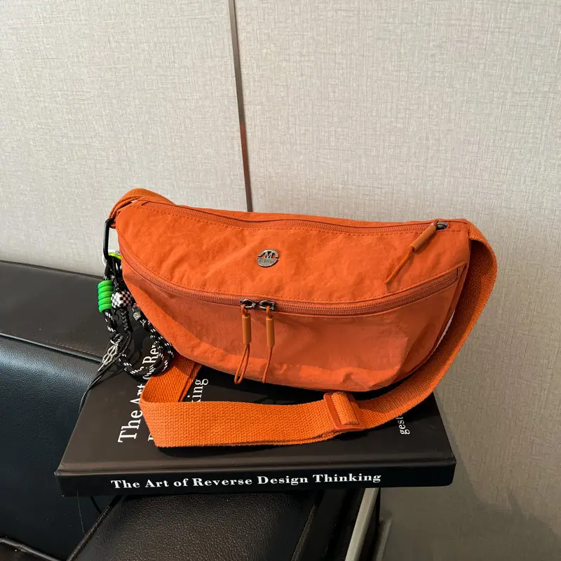 Women's Red Suede Crossbody Bag 2025 New - Image 4