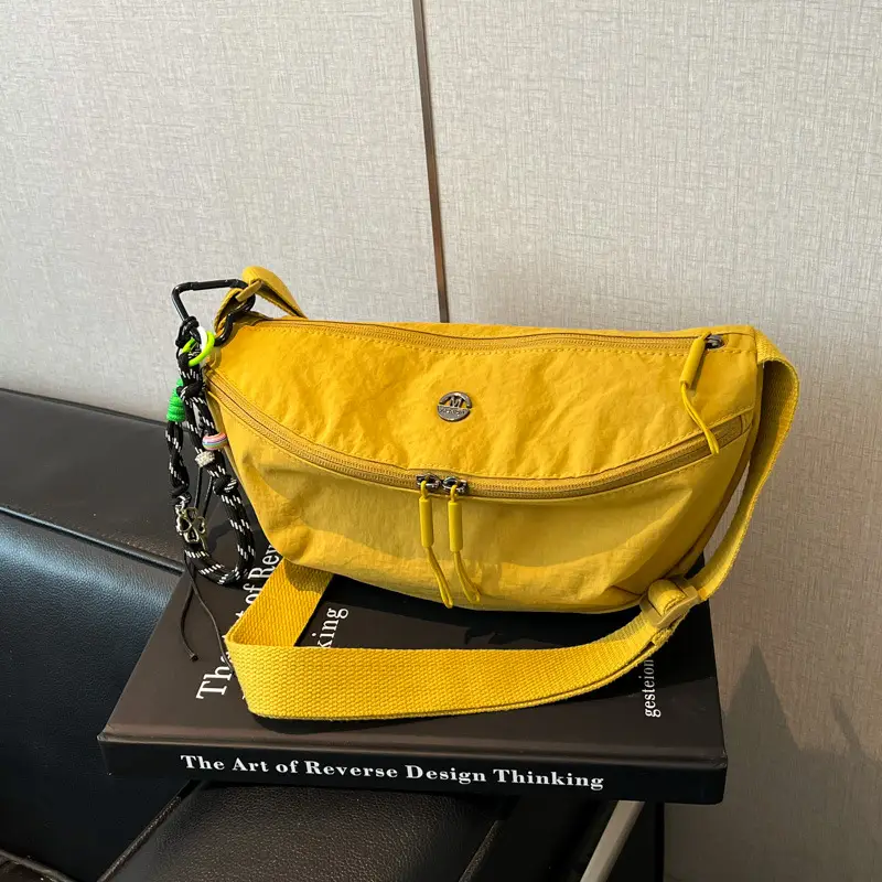 Women's Red Suede Crossbody Bag 2025 New - Image 5