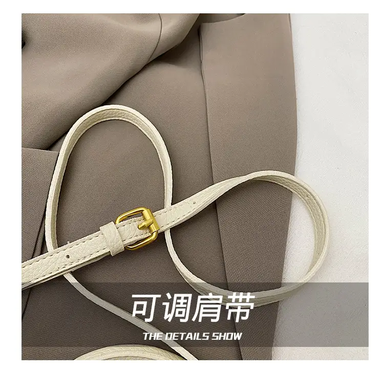 Women's Cream Crossbody Bag with Cute Decor — feature 9