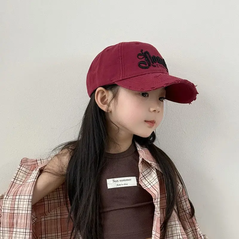 White Korean Style Girls Baseball Cap 2025 - Image 8