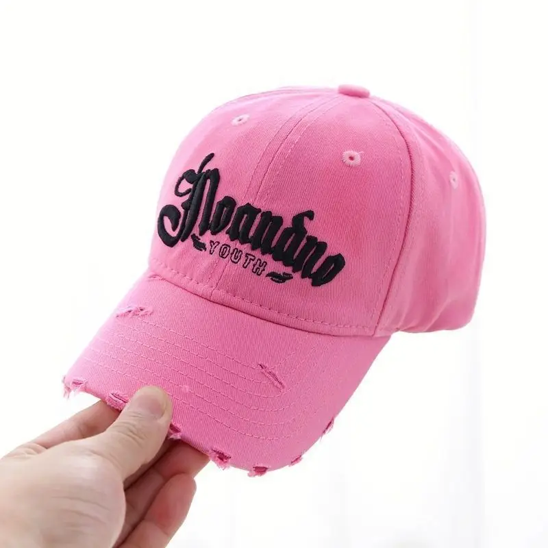 White Korean Style Girls Baseball Cap 2025 - Image 3