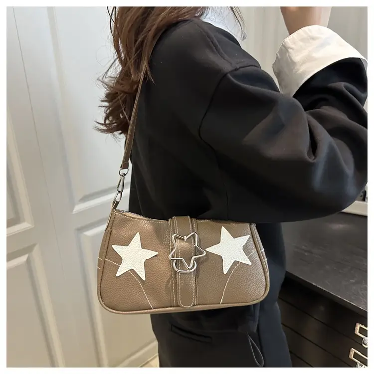 Black Star Heart Shoulder Bag for Women — feature 14