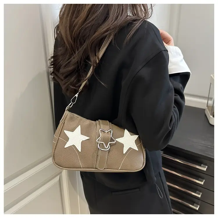 Black Star Heart Shoulder Bag for Women — feature 15