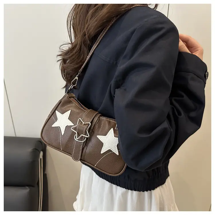 Black Star Heart Shoulder Bag for Women — feature 20
