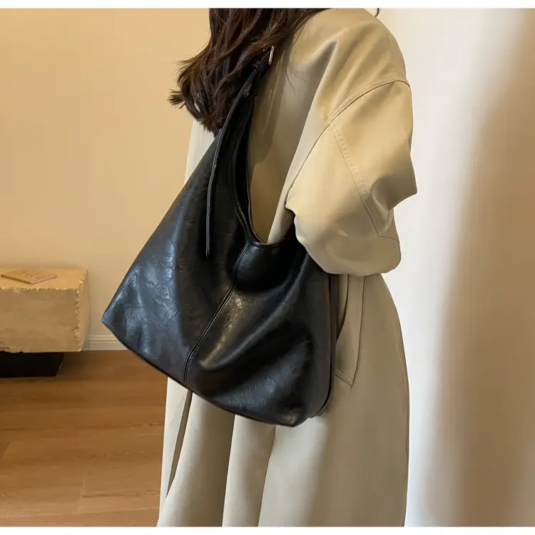 Brown Korean Style Large Capacity Shoulder Tote Bag — feature 16