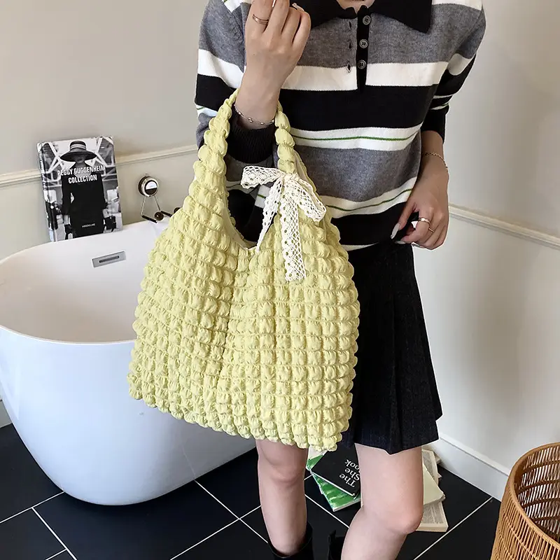 Korean Girl Bubble Bag Large Capacity Satchel - Image 10