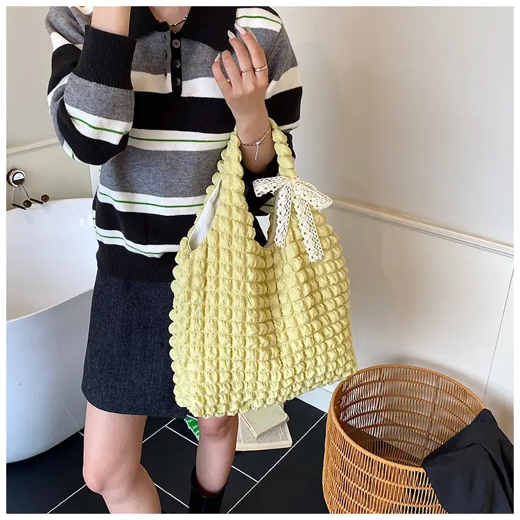 Korean Girl Bubble Bag Large Capacity Satchel — feature 10