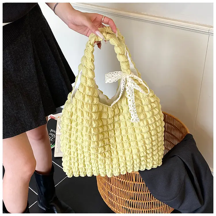 Korean Girl Bubble Bag Large Capacity Satchel — feature 11