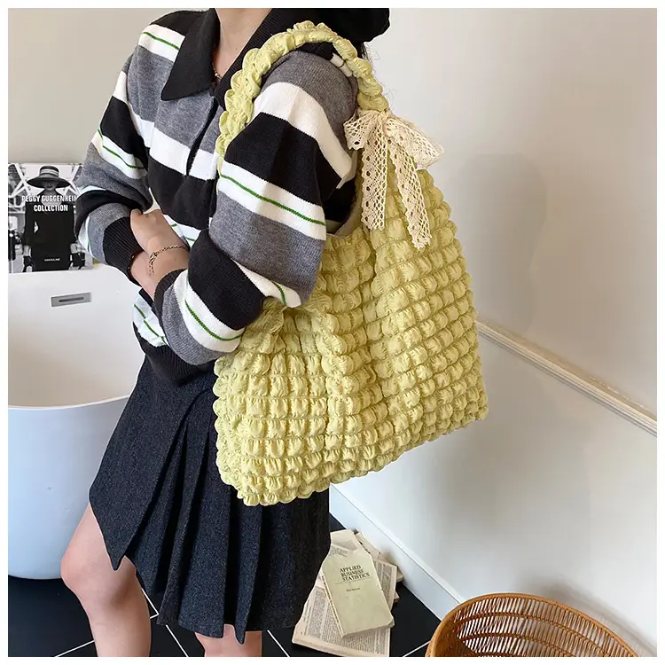 Korean Girl Bubble Bag Large Capacity Satchel — feature 20