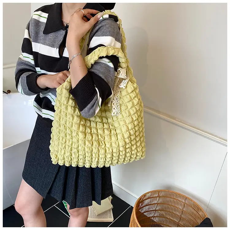 Korean Girl Bubble Bag Large Capacity Satchel — feature 24