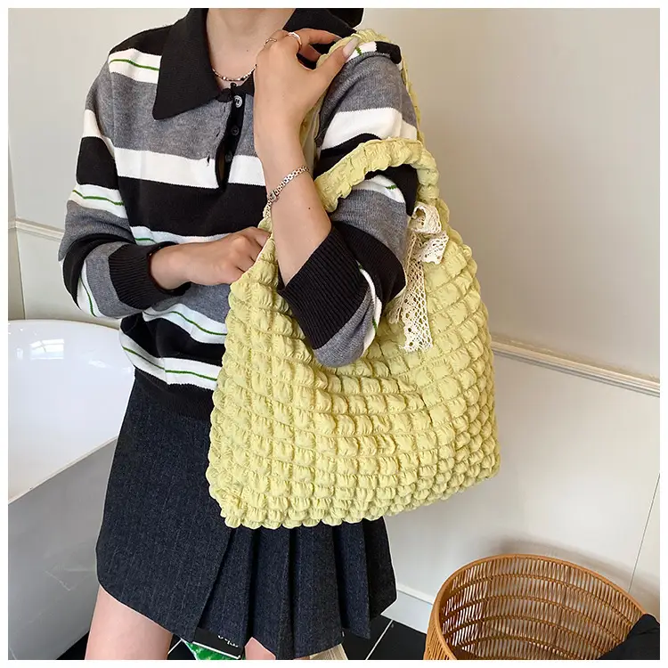 Korean Girl Bubble Bag Large Capacity Satchel — feature 25