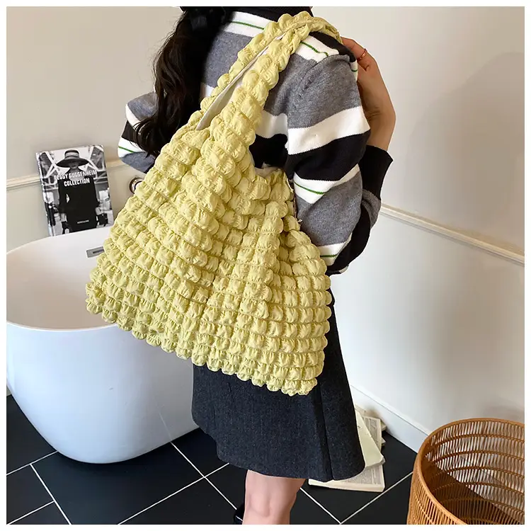 Korean Girl Bubble Bag Large Capacity Satchel — feature 26