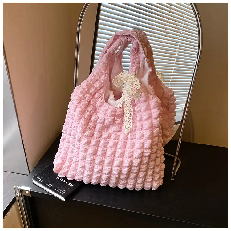 Korean Girl Bubble Bag Large Capacity Satchel — feature 29