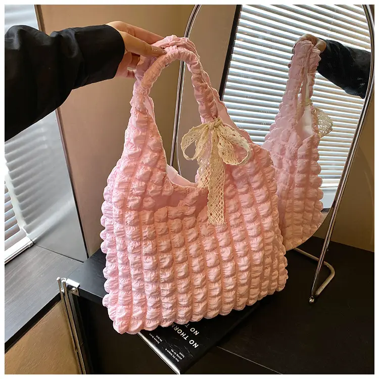 Korean Girl Bubble Bag Large Capacity Satchel — feature 30