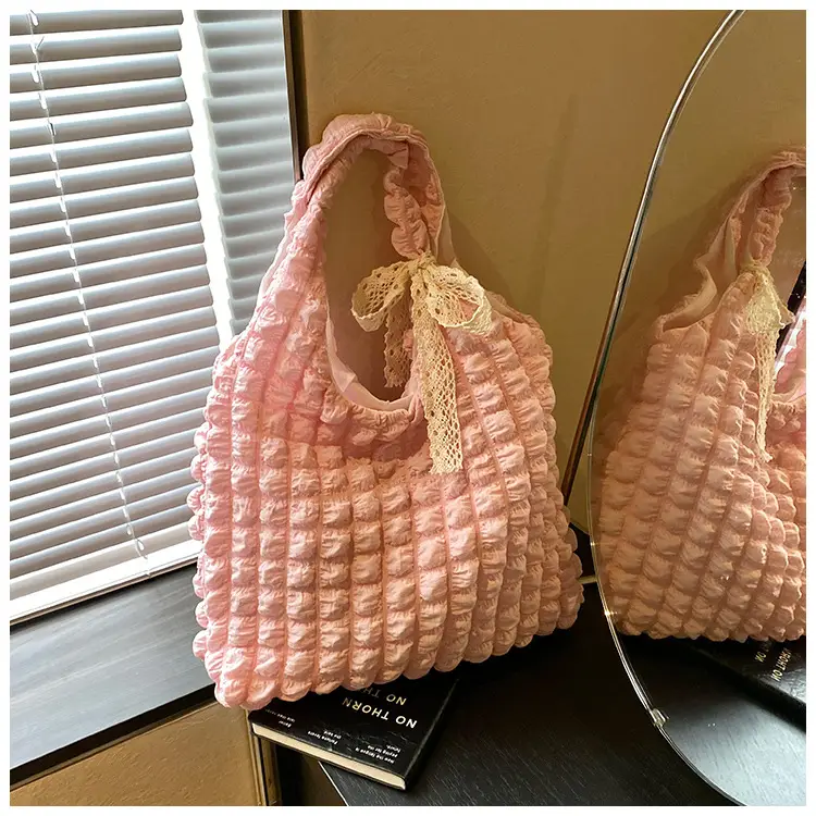 Korean Girl Bubble Bag Large Capacity Satchel — feature 31