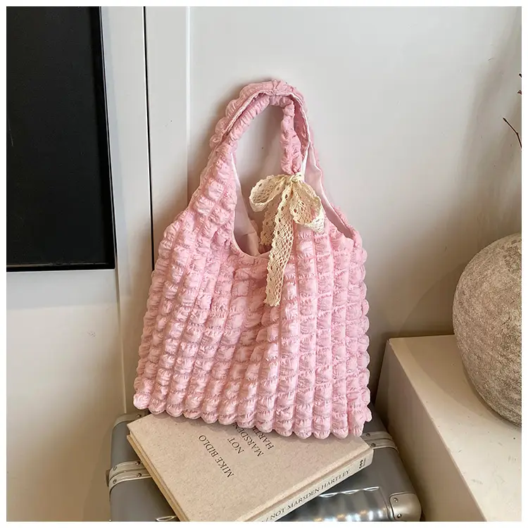 Korean Girl Bubble Bag Large Capacity Satchel — feature 33