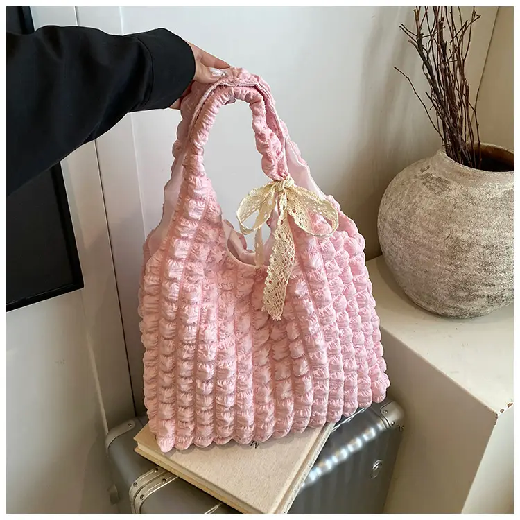 Korean Girl Bubble Bag Large Capacity Satchel — feature 34