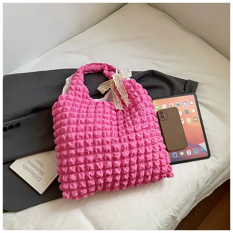 Korean Girl Bubble Bag Large Capacity Satchel — feature 39
