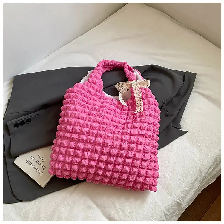 Korean Girl Bubble Bag Large Capacity Satchel — feature 41