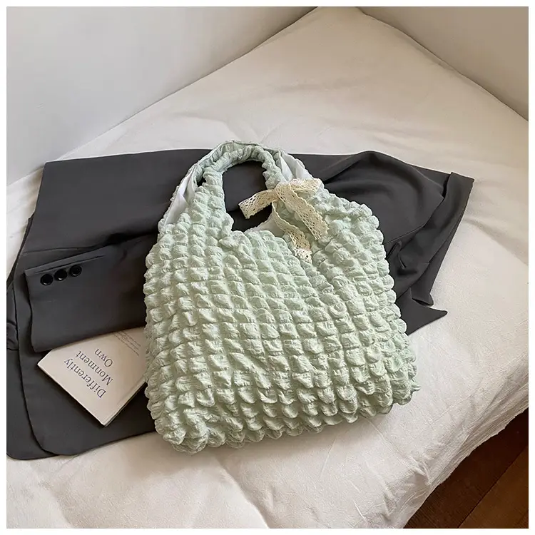 Korean Girl Bubble Bag Large Capacity Satchel — feature 43