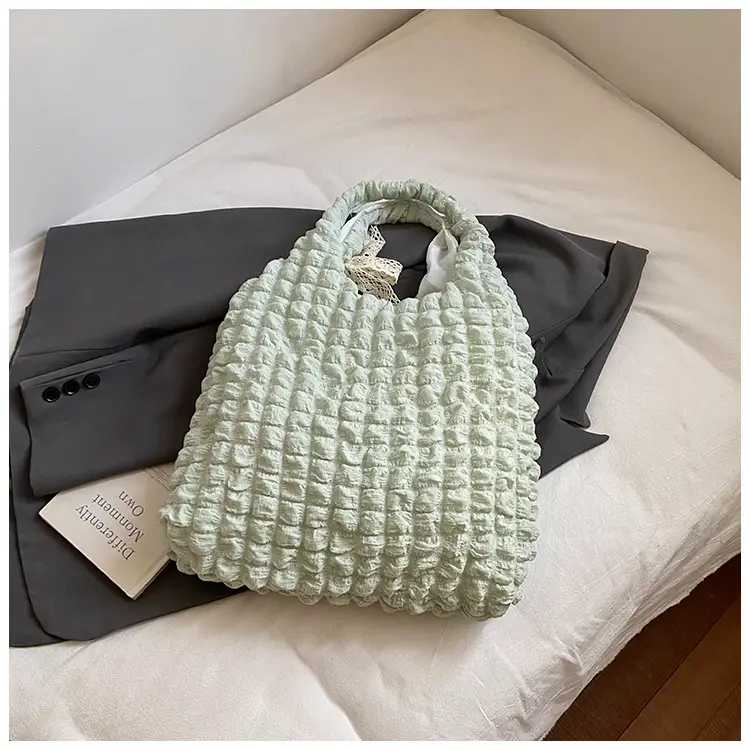 Korean Girl Bubble Bag Large Capacity Satchel — feature 46